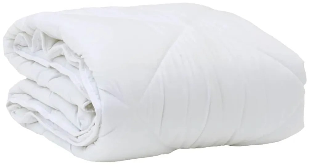 vidaXL Πάπλωμα Λευκό 200 x 155 x 4 εκ Πολυεστέρας