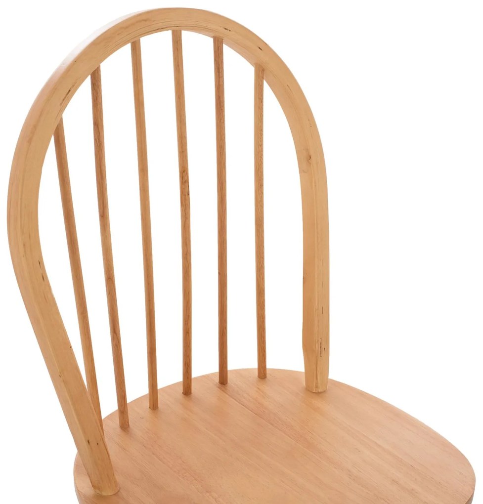 Καρέκλα ZAYLEE Rubberwood σε Φυσικό χρώμα 48x45x93Yεκ. 48x45x93 εκ.