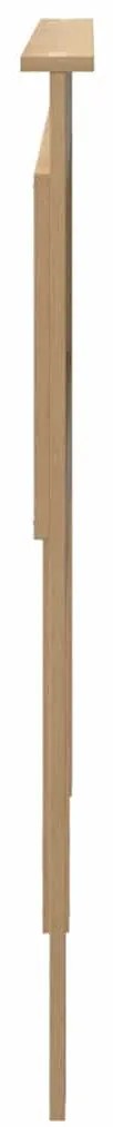 vidaXL Κεφαλάρι με κεφαλάρι Artisan Oak 120 cm Επεξεργασμένο ξύλο