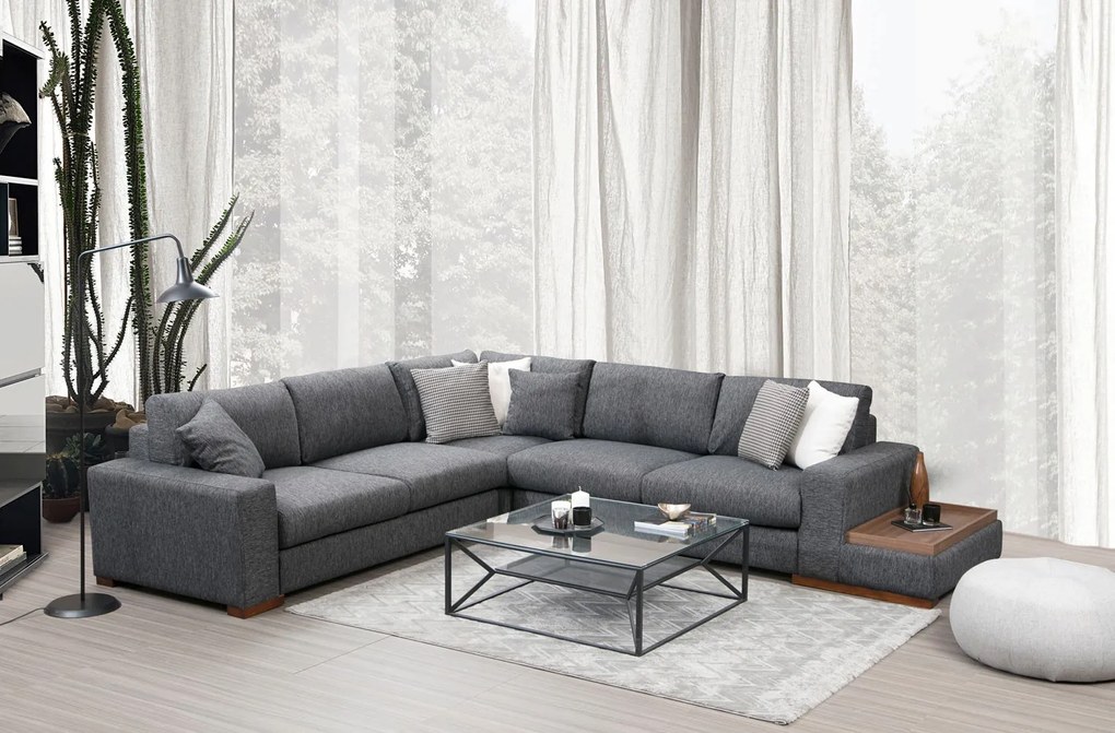 Corner Sofa Loop 5 Anthracite
