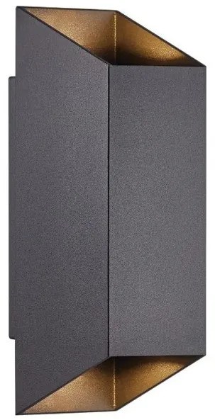 Απλίκα Φωτιστικό Τοίχου 2xGU10 35W IP54 Nico Nordlux-2218221003-Μαύρο 2218221003