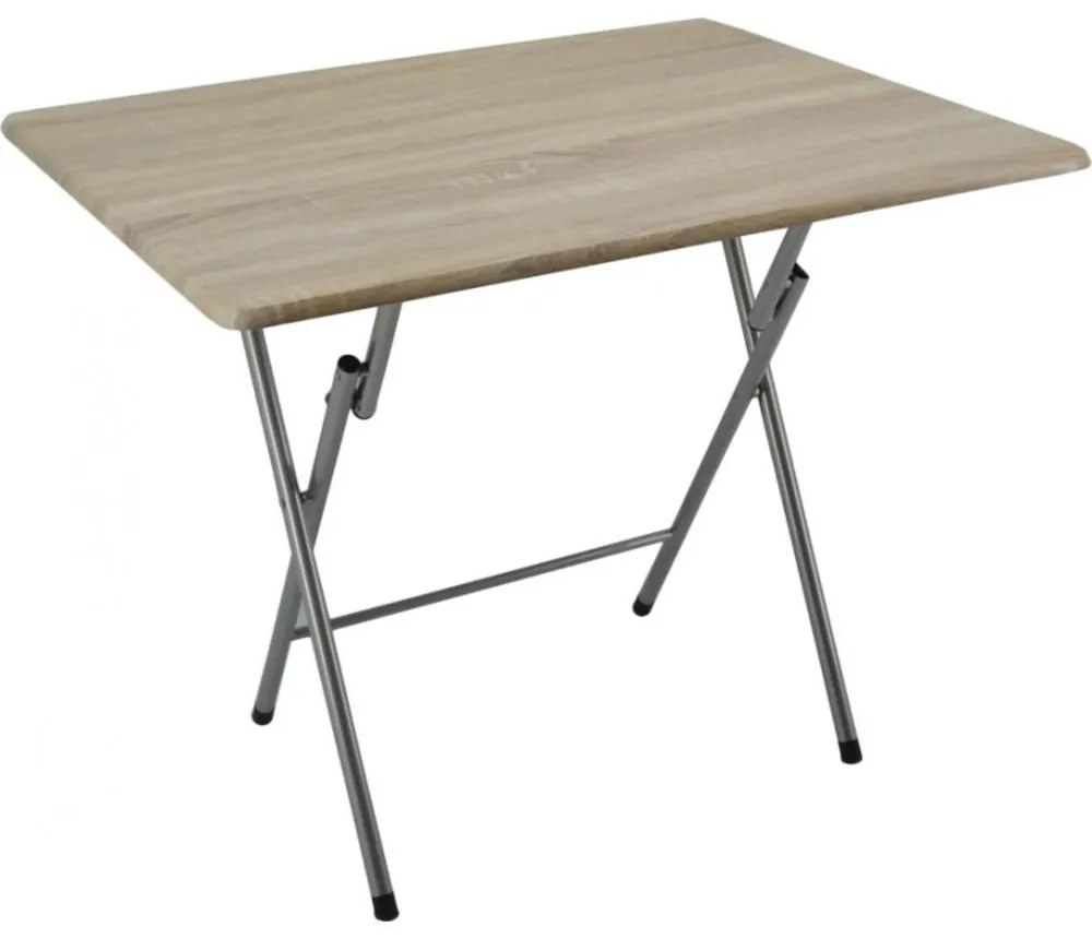 Τραπέζι Πτυσσόμενο 774340 80x50x70 Oak Ankor Metal,Wood