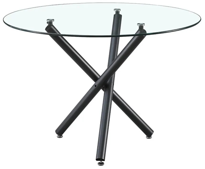 Liberta GEM ΤΡΑΠΕΖΙ ΔΙΑΦΑΝΟ 110x110xH74cm 110x110xH74cm 02-0656