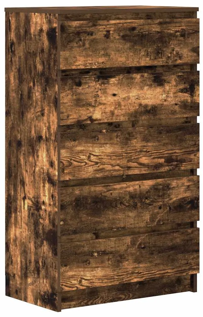 vidaXL Συρταριέρα Καπνιστή Δρυς 60x36x103 εκ. από Επεξεργασμένο Ξύλο