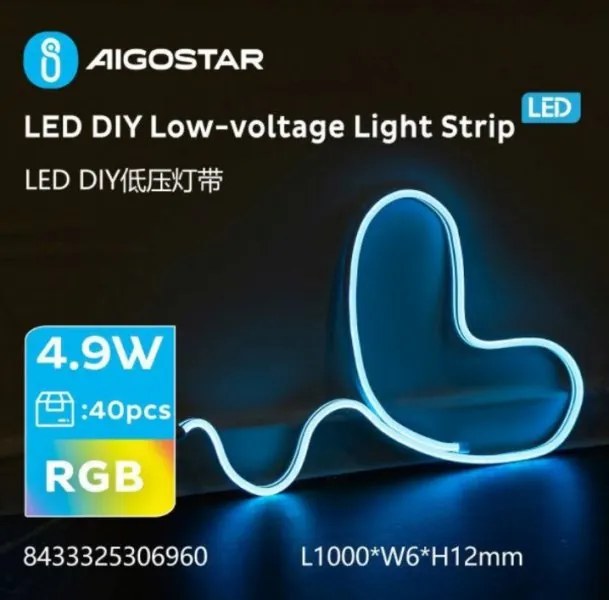 Ταινία LED 1m 120LED πολύχρωμη RGB USB aigostar AIGOSTAR