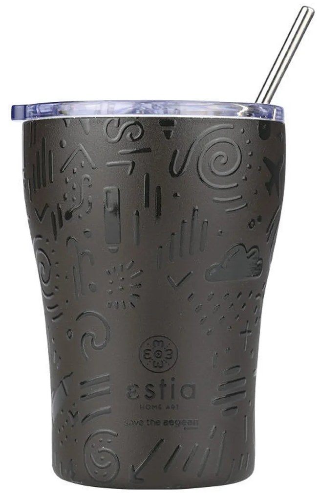 Ποτήρι Θερμός 350ml Estia Save The Aegean Noir Echo 01-22891