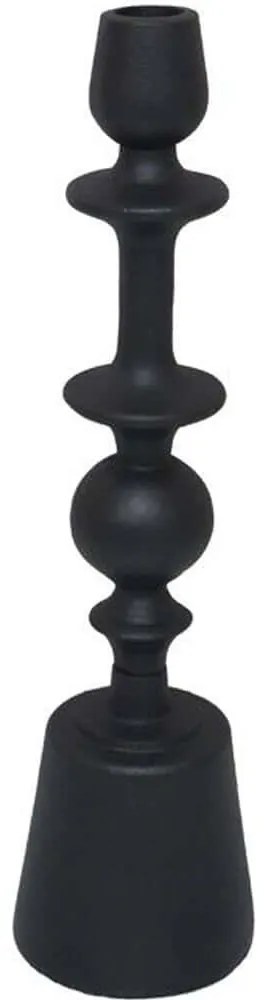 Κηροπήγιο Artiom 032482 9x9x34cm Black Αλουμίνιο