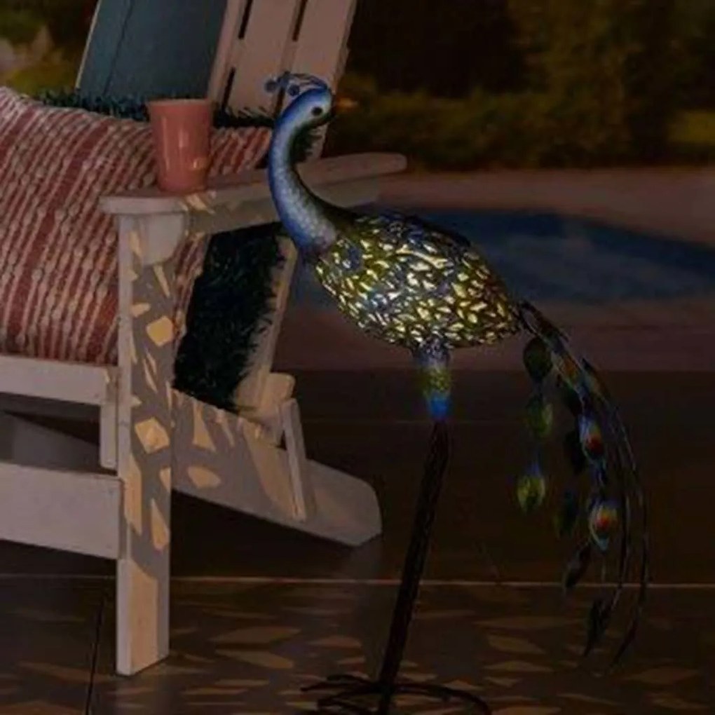 Luxform Φωτιστικό Κήπου Ηλιακό Peacock με LED