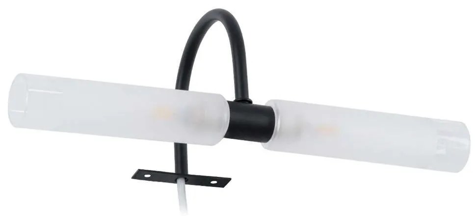 Φωτιστικό Τοίχου - Απλίκα Flora 60412 G9 IP44 31x13x12cm Black GloboStar Aluminium, Glass