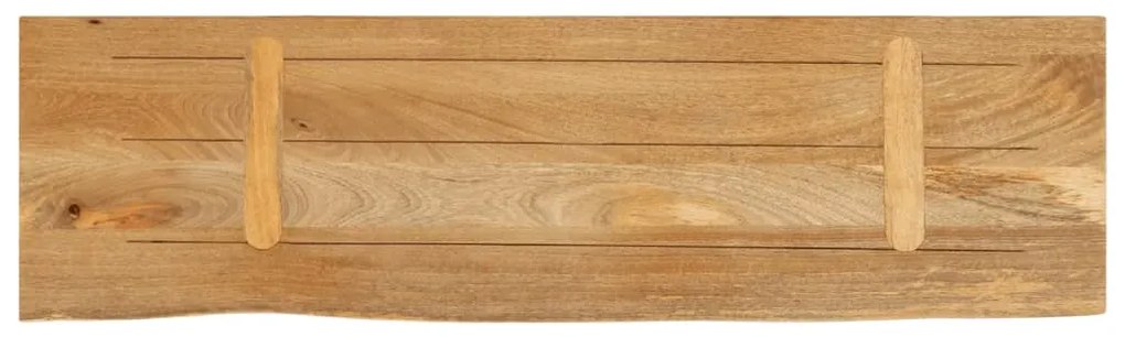 Επιφάνεια Τραπεζιού 110x40x2,5 εκ. Live Edge Μασίφ Ξύλο Μάνγκο 370445