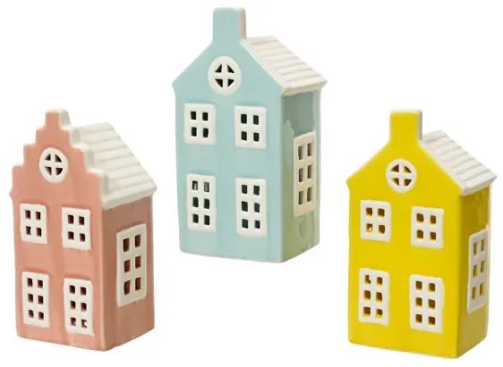 Beauty Home Διακοσμητικό Σπίτι από Πορσελάνη 7,8 x 6,3 x 15 cm  Βεραμάν