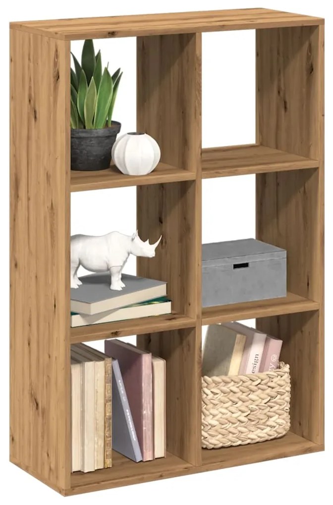 Βιβλιοθήκη/Διαχωριστικό Χώρου Δρυς 69,5x29x103,5 εκ. Επεξ. Ξύλο