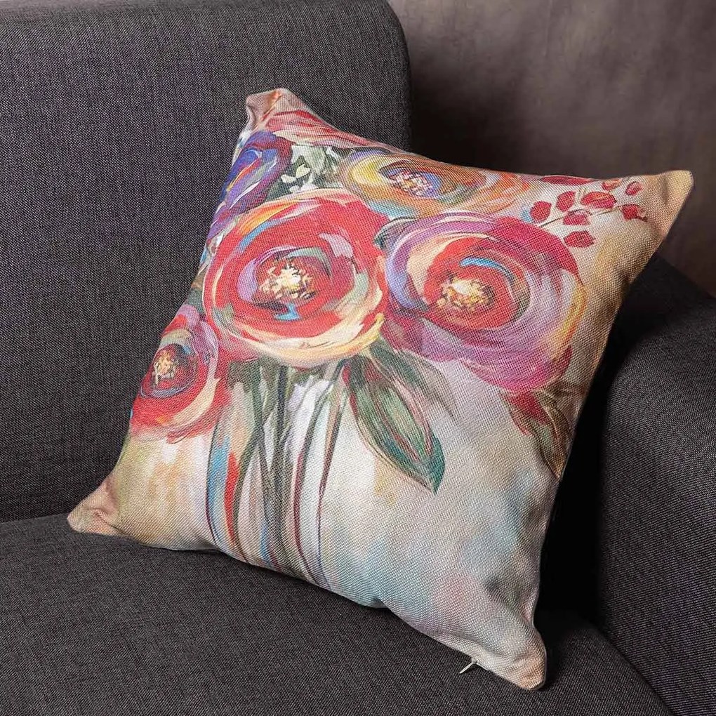 Διακοσμητική Μαξιλαροθήκη (45x45) Silk Fashion KS312