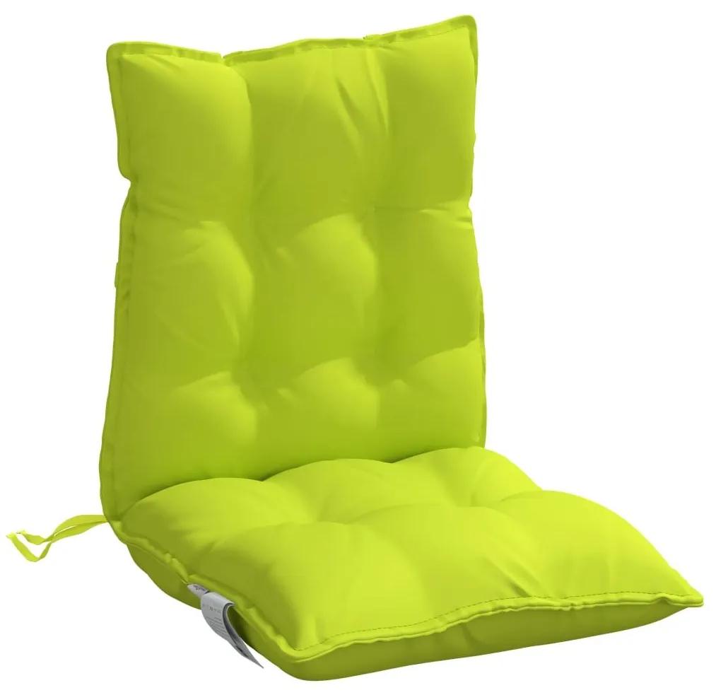 Μαξιλάρια Καρέκλας Χαμηλή Πλάτη 4τεμ. Φωτ.Πράσινο Ύφασμα Oxford - Πράσινο