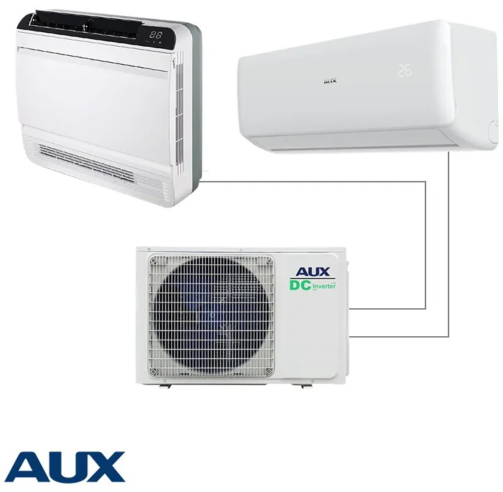 Εξωτερική μονάδα AUX AM2-H18/4DR3S, 18000 BTU, 40 m2, A++/A+, R-32, Λευκό
