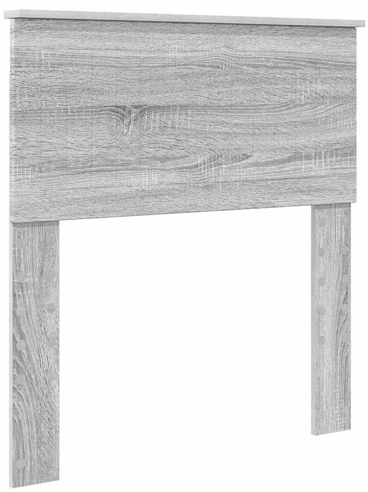 vidaXL Κεφαλάρι με κεφαλάρι Γκρίζο Σονομα 80 cm Επεξεργασμένο ξύλο