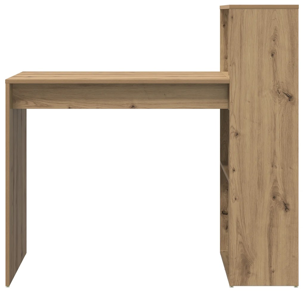 vidaXL Γραφείο Συγγραφής Artisan Oak Μοριοσανίδα Μεσαίο