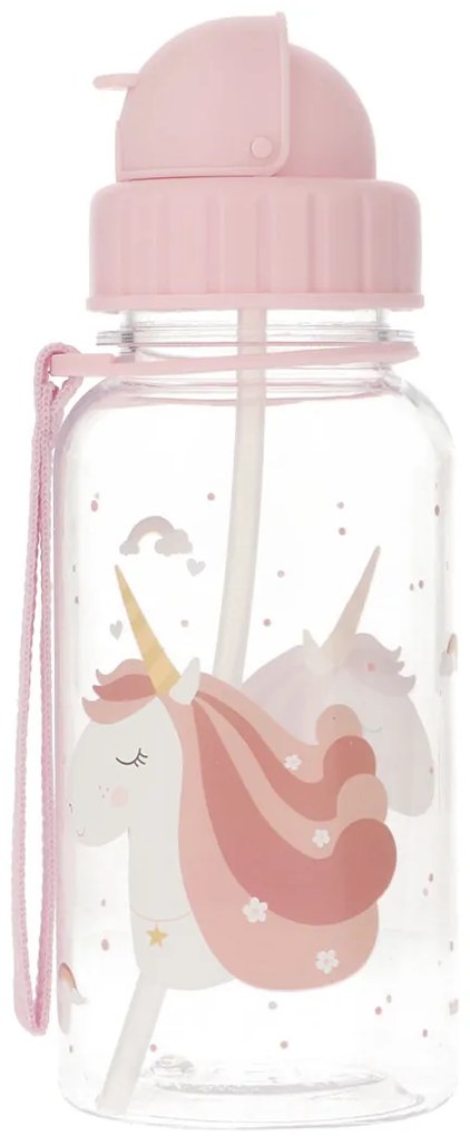 Παγούρι 500ml Με Καλαμάκι Tutete Unicorn 61-79436