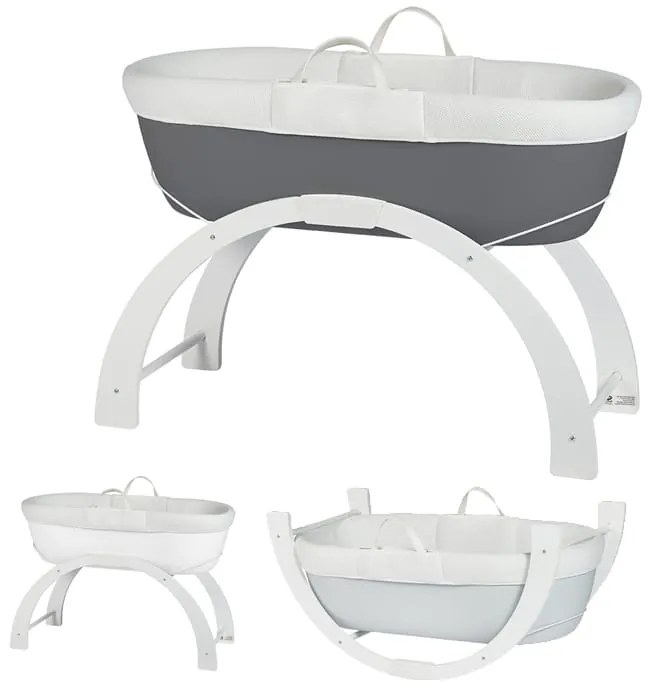 Καλαθούνα με βάση Dreami® Moses grey Shnuggle