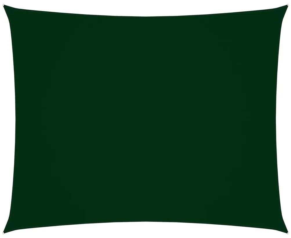 135491 vidaXL Πανί Σκίασης Ορθογώνιο Σκ. Πράσινο 4 x 5 μ. από Ύφασμα Oxford Πράσινο, 1 Τεμάχιο