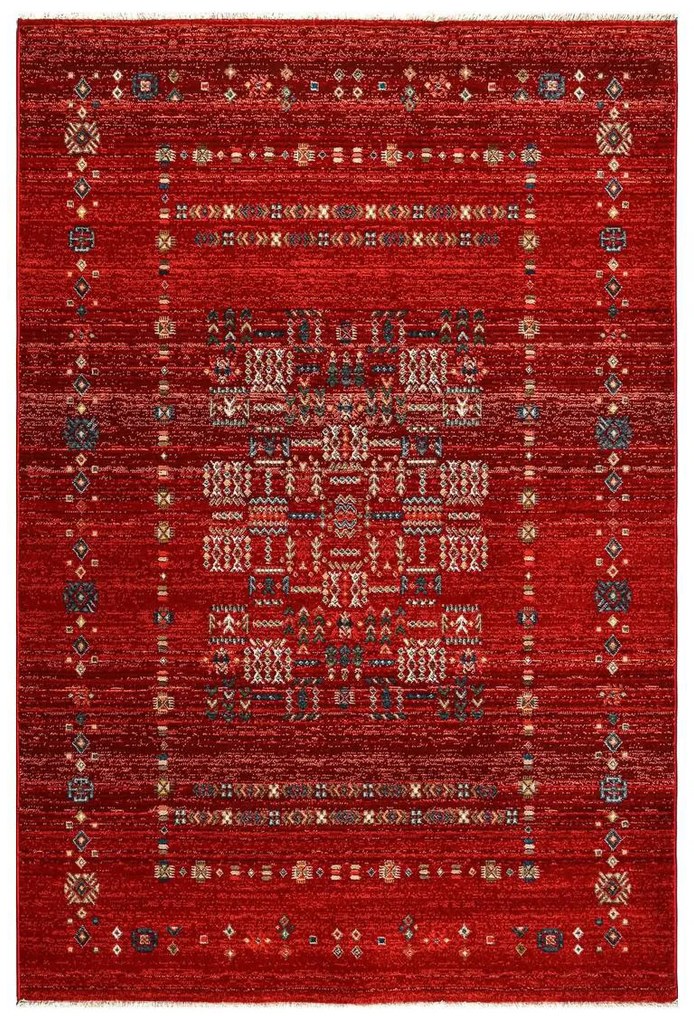 Χαλί (170x235) Polcarpet Kazak Oriental 824 Bordo