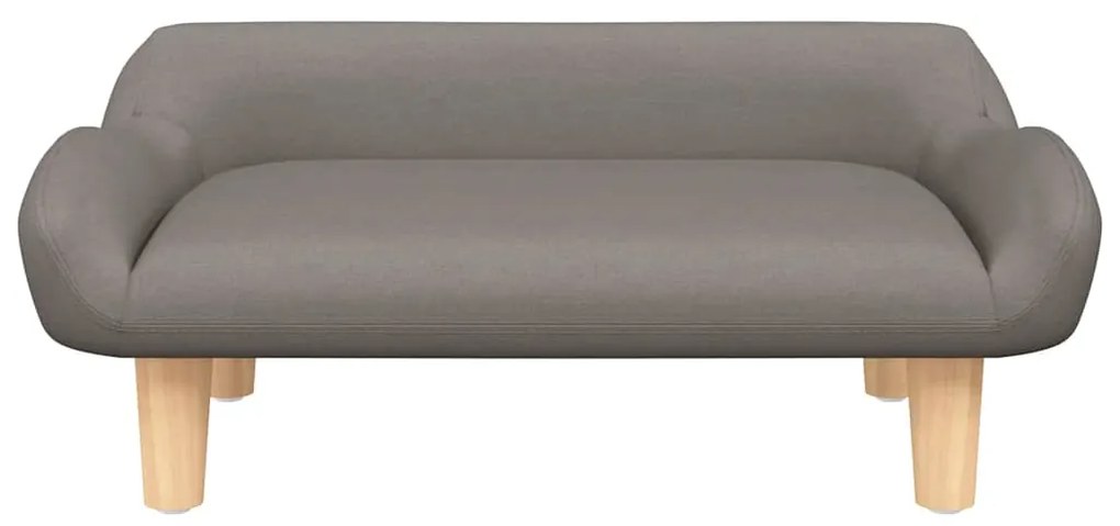 vidaXL Καναπές Παιδικός Taupe 70x40x24 εκ. από Υφασμάτινη