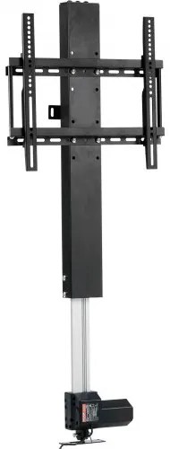 VEVOR Motorized TV Lift Stroke Length 28 Inches Motorized TV Mount Fit for 26-57 Inch TV Lift with Remote Control Height Adjustable 28 Inch Load Capacity 132 Lbs