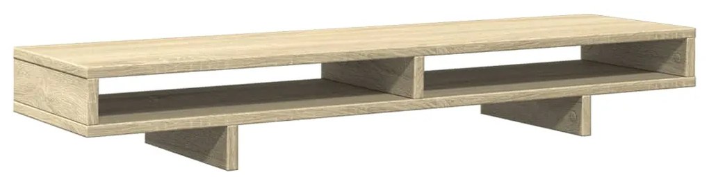 vidaXL Βάση Οθόνης Sonoma Δρυς 100x27x15 εκ. από Επεξ. Ξύλο