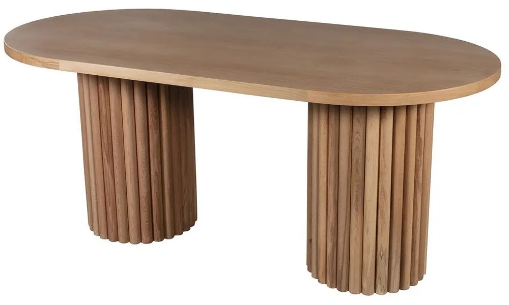 Τραπέζι Italyan Masa 117FRF1275 170x90x75cm Natural Mdf,Ξύλο