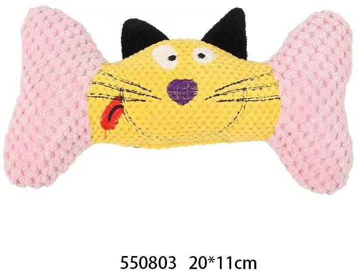 Λούτρινο παιχνίδι σκύλου κόκκαλο - 20x11cm - 12pcs - 550803