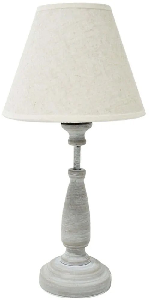 Φωτιστικό Επιτραπέζιο 845477 19x19x37cm E14 40W Antique Grey-Beige Ankor