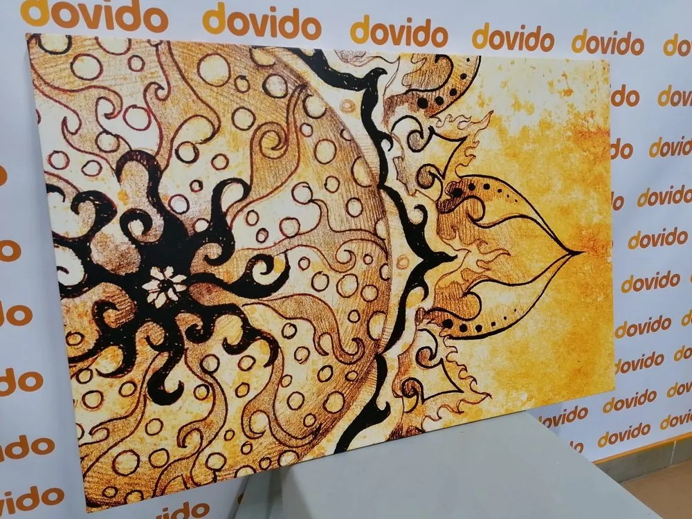 Εικόνα Mandala με μια vintage πινελιά