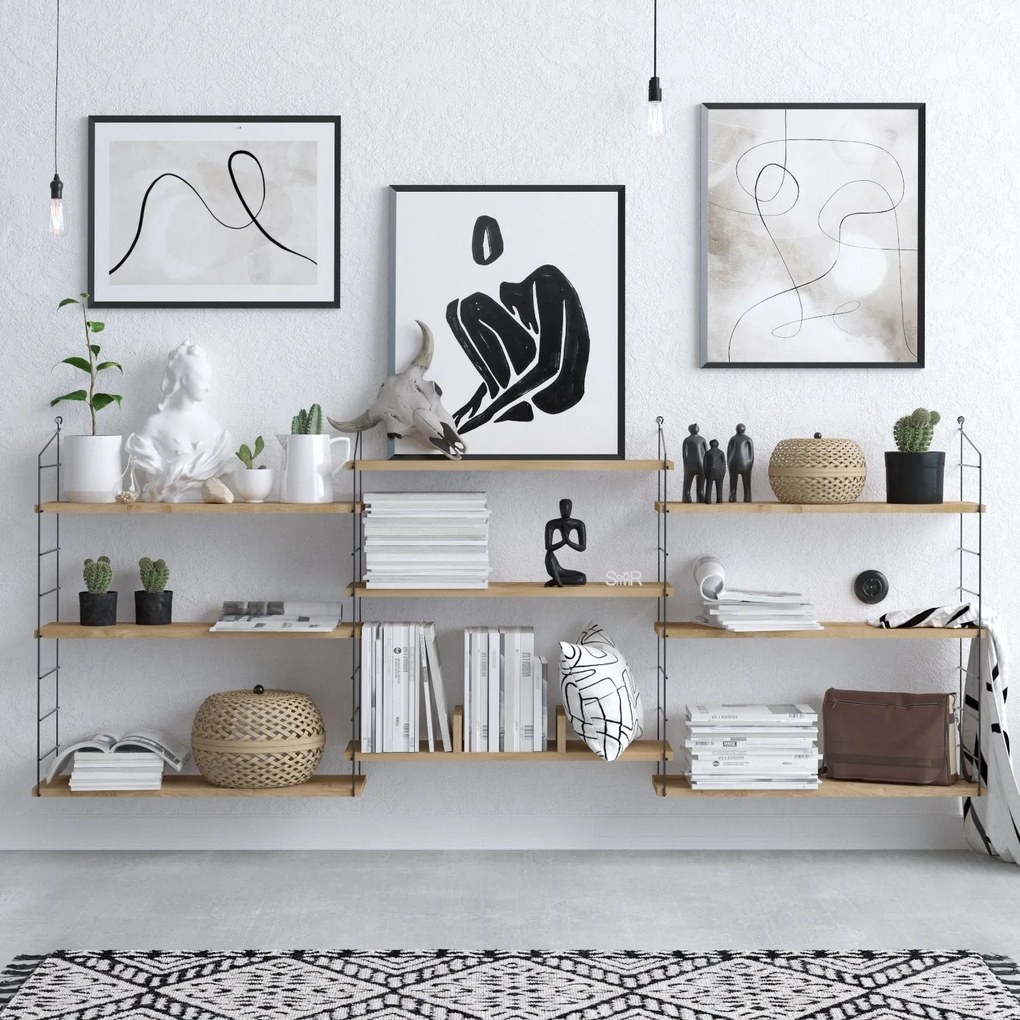 Βιβλιοθήκη Δρυς VOBAR 85x20x216