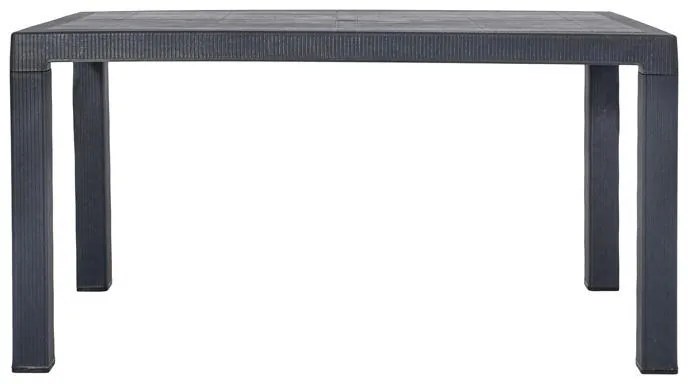 Τραπέζι Baltic Fylliana Ανθρακί 120x70x75 εκ. 120x70x75 εκ.