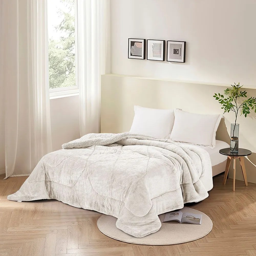 Κουβερτοπάπλωμα Vienna Ivory Anna Riska Ημίδιπλο 160x220cm Πολυέστερ