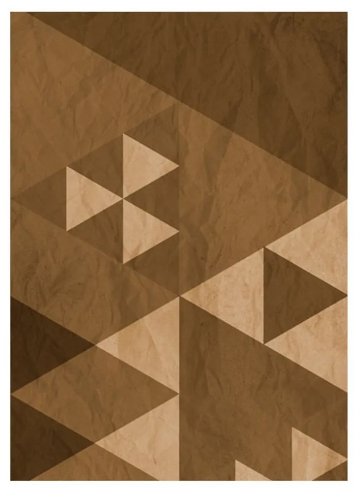 Φωτοταπετσαρία - Brown patchwork 50x1000