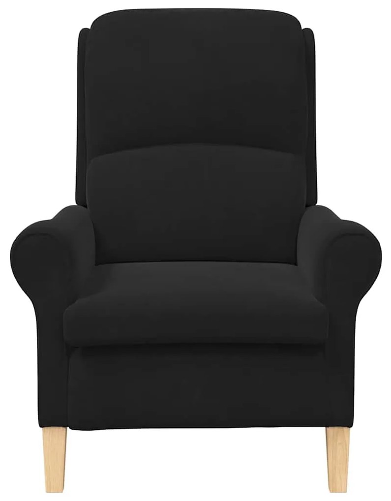 vidaXL Πολυθρόνα Μαύρο 76 x 94 x 102 εκ Βελούδο