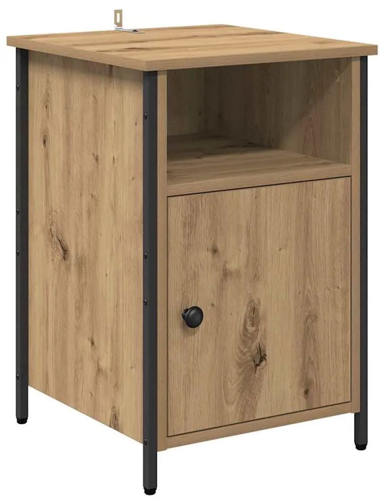 vidaXL Κομοδίνο 2 pcs Artisan Oak 40 x 42 x 60 εκ. Επεξεργασμένο ξύλο