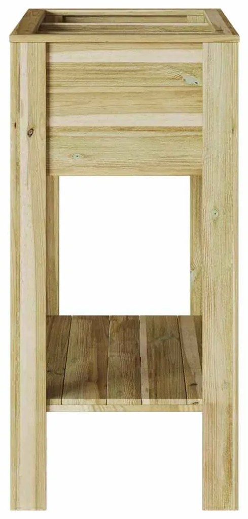 vidaXL Βάση φυτών Καφέ 85 x 46 x 94 εκ. Εμβαπτισμένη ξυλεία πεύκου