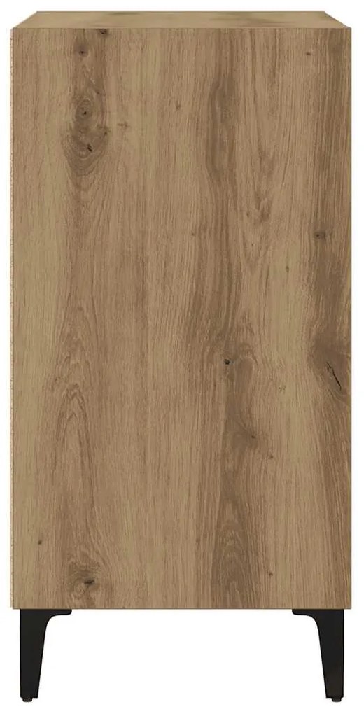 vidaXL Μπουφές Αρτισιανή Δρυς 57x35x70 εκ. από Επεξεργασμένο Ξύλο