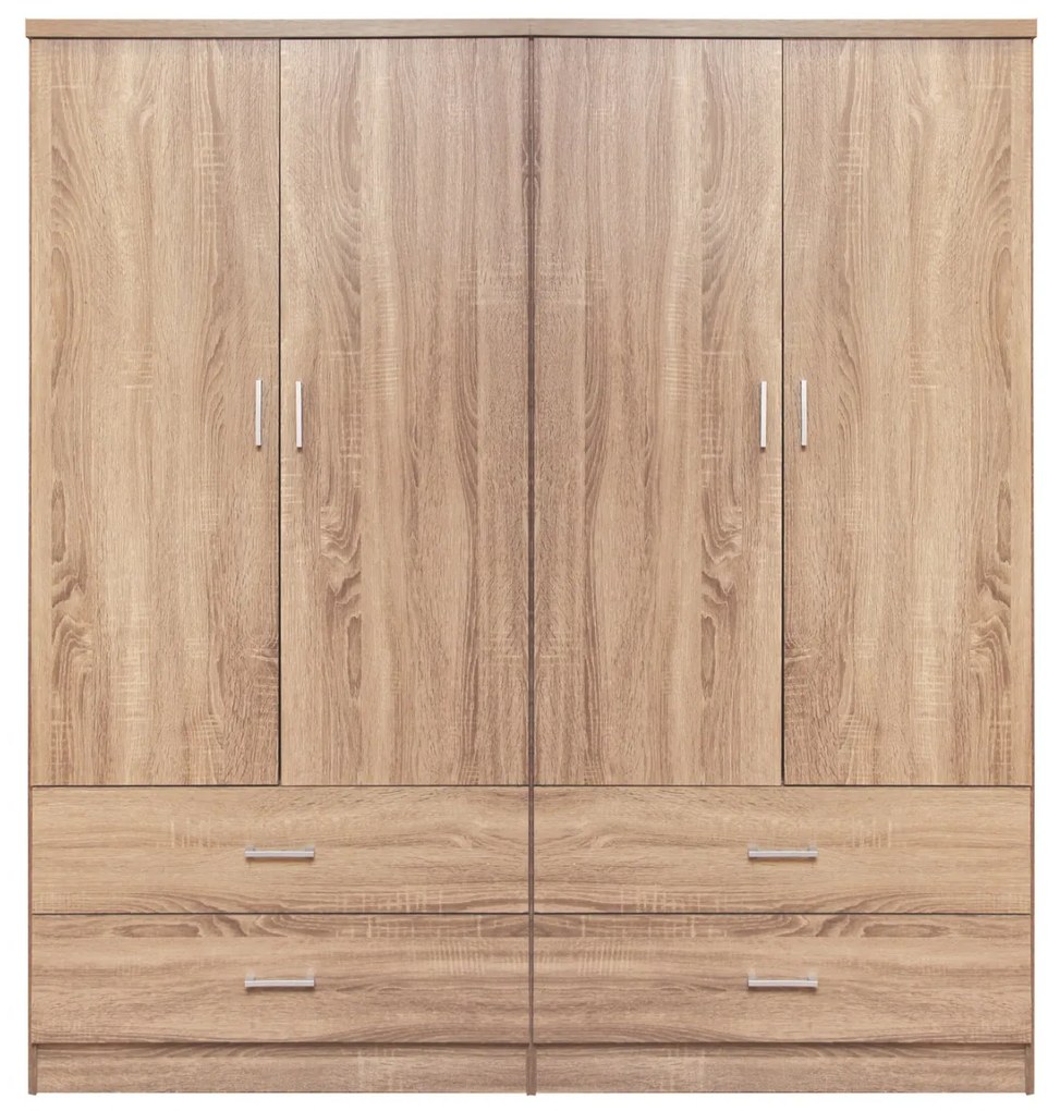 ΣΕΤ 2 ΤΜΧ ΝΤΟΥΛΑΠΑ 4ΦΥΛΛΗ ΜΕ 4 ΣΥΡΤΑΡΙΑ SONAMA 160X42X181 HM11349.02 (1 Τεμμάχια)