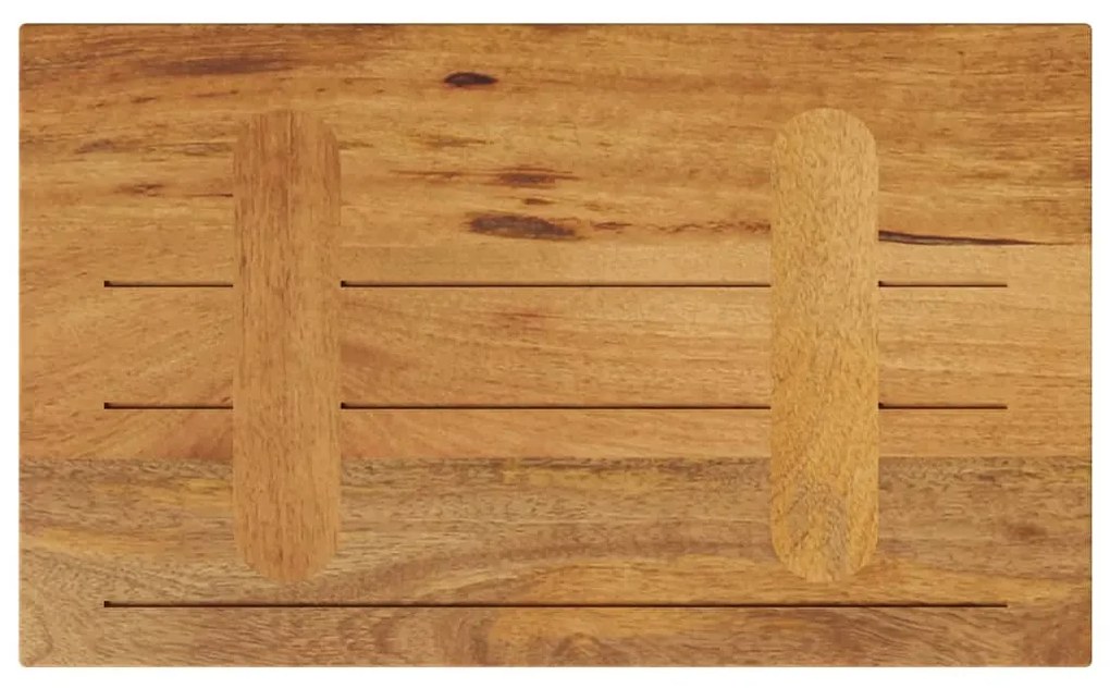 vidaXL Επιφάνεια Τραπεζιού Ορθογώνια 60x40x2,5 εκ. Μασίφ Ξύλο Μάνγκο