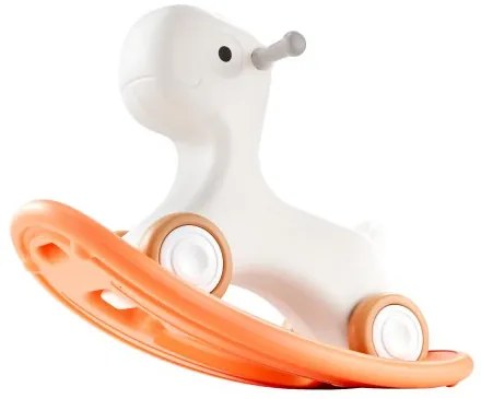 VEVOR 3 in 1 Rocking Horse for Toddlers 1-3 Years, Baby Rocking Horse with Detachable Balance Board and 4 Smooth Wheels, Support up to 80 lbs HDPE Material Kids Ride on Toy, 40° Swinging, Red