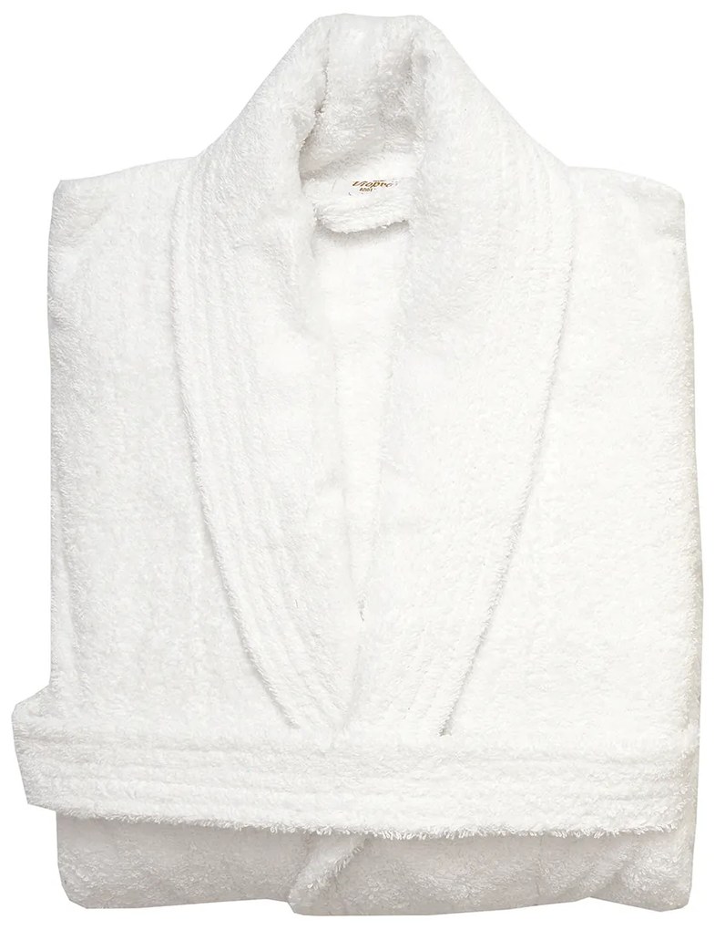 Μπουρνούζι Viopros Classic Bathrobes Λευκό Λευκό SMALL