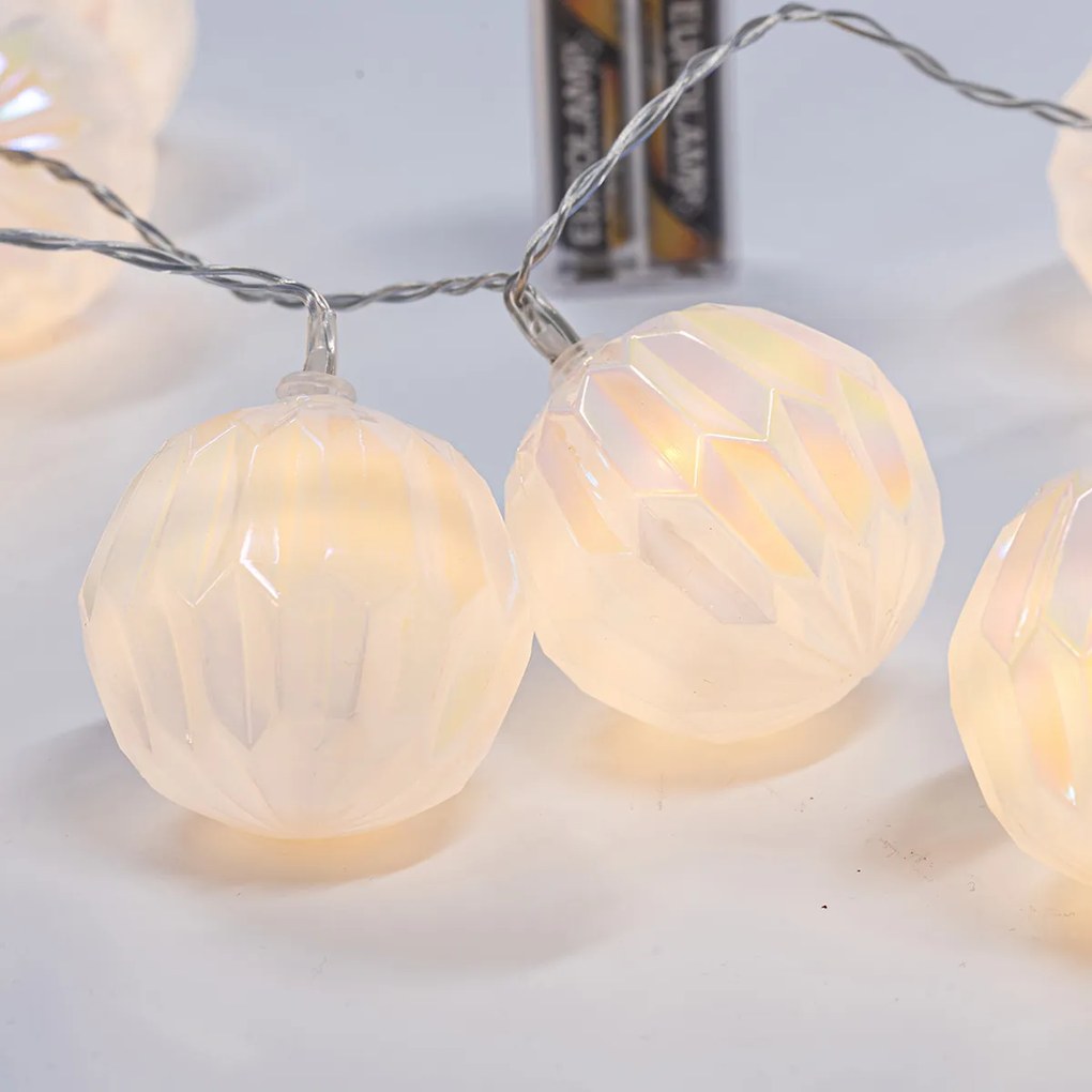 Διακοσμητική Γιρλάντα Μπαταρίας Με 10 LED Φωτάκια Eurolamp 600-11477