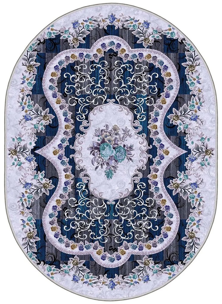 Χαλί Hmnt922 478HFT3040 Blue-Multi Conceptum Hypnose 120X180cm