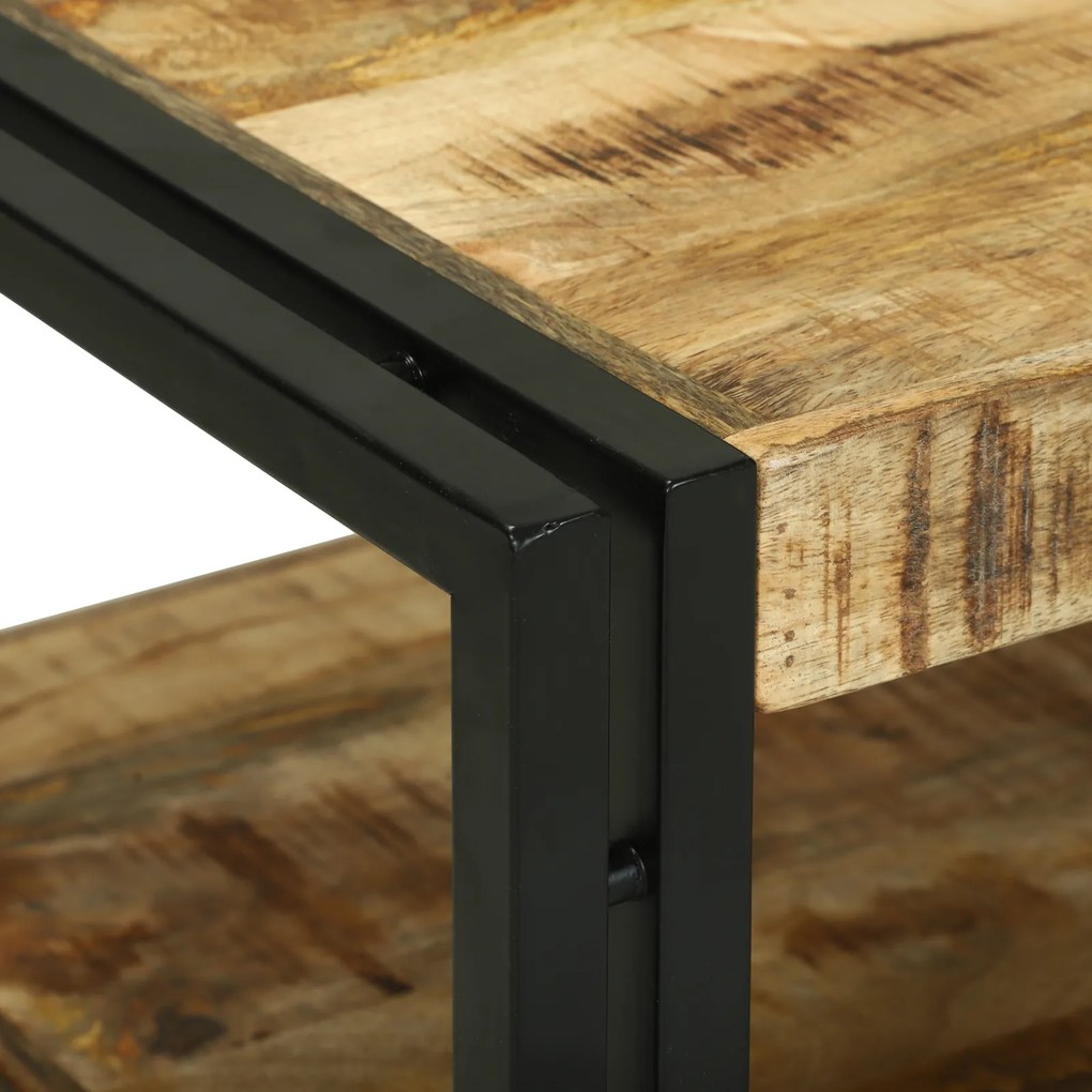 vidaXL Τραπεζάκι σαλονιού 120x50x38 εκ. Μασίφ ξύλο μάνγκο