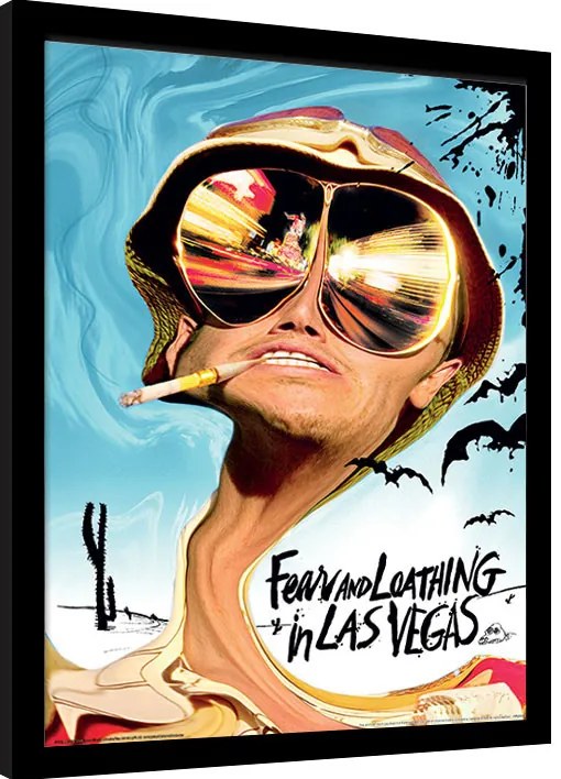 Κορνιζαρισμένη αφίσα Fear and Loathing in Las Vegas