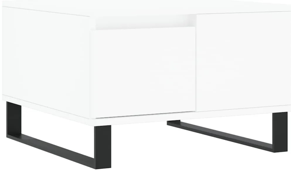 vidaXL Τραπεζάκι Σαλονιού Λευκό 55x55x36,5 εκ. από Επεξεργασμένο Ξύλο