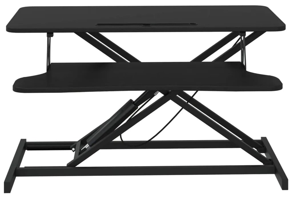 vidaXL Σταθμός Εργασίας Ρυθμιζόμενος 90x40x(13-50) εκ. Ατσάλι&Επ. Ξύλο